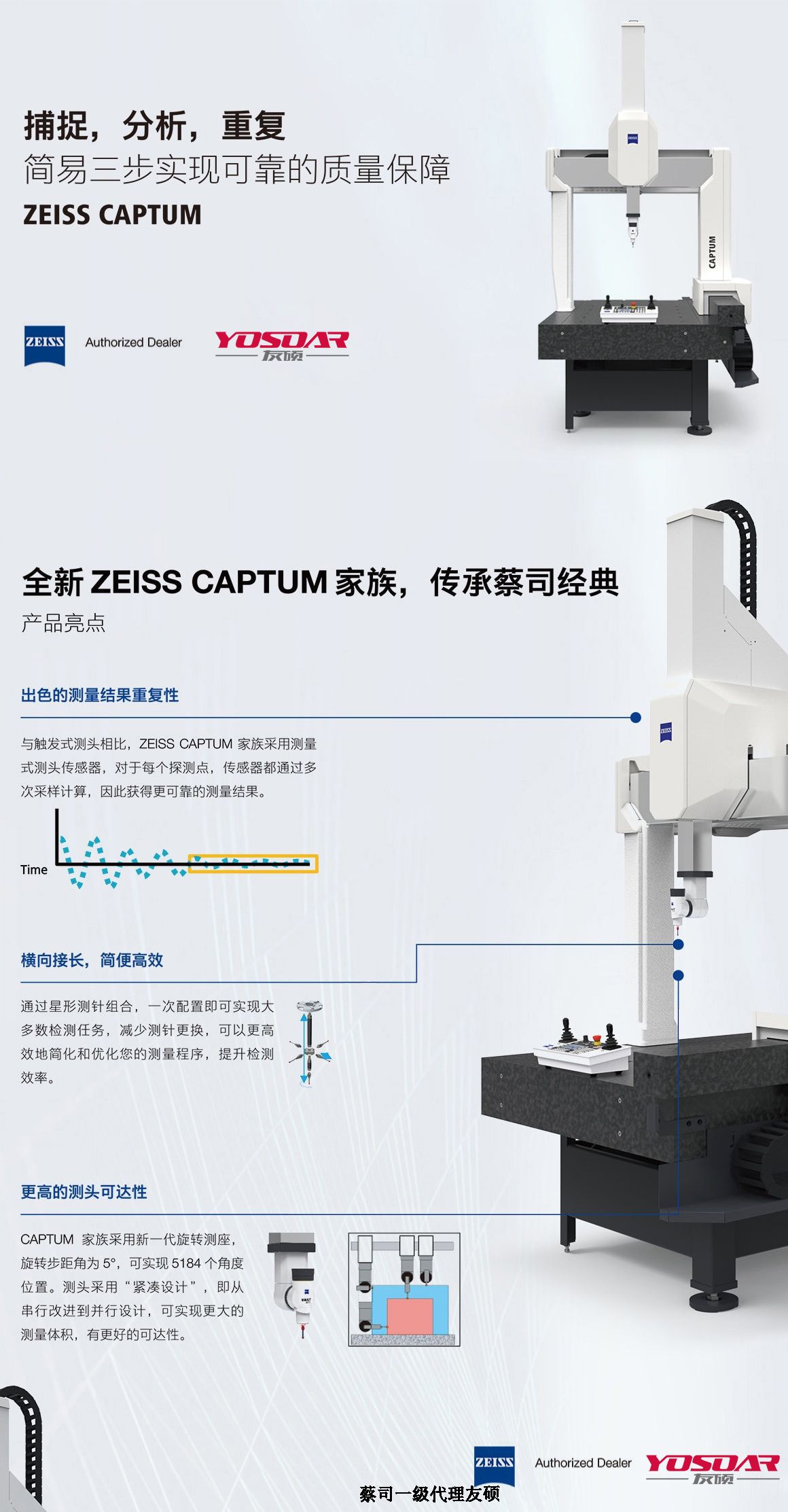 中山蔡司三坐标CAPTUM